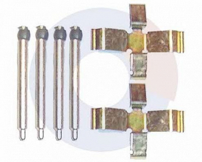 CARRAB BRAKE PARTS 2149 -  Комплектующие, колодки дискового тормоза